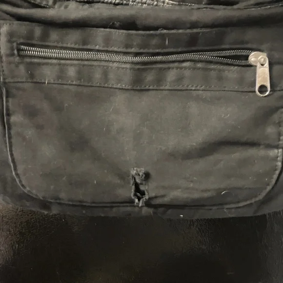 Disney Alice in wonderland that way Black Crossbody Bag with Colorful Graphics - Picture 7 of 7